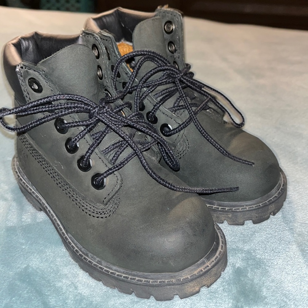 Black Timberland boots